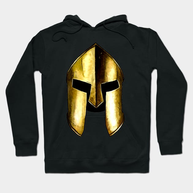 Spartan helmet Hoodie by blackroserelicsshop@gmail.com